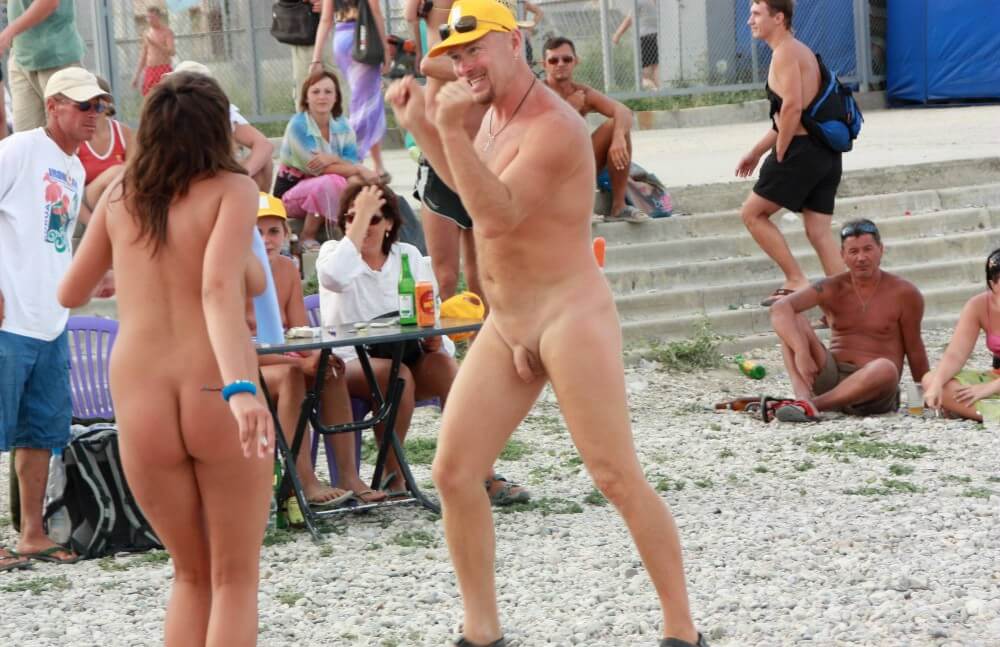 Pics Neptune Beach Cleanup - Health is strengthened through naturism