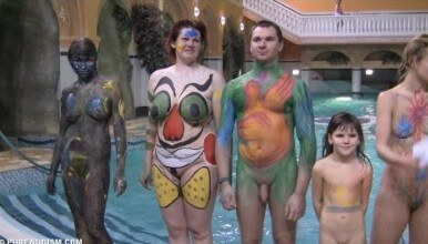 Splashing Water Zone 2 - Nudists live together in nature and in groups