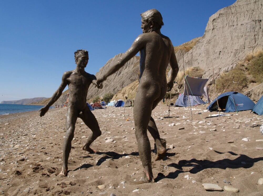 Jr Nudist Nude Beach Mud Soldiers photos - The community of naturist movement supporters