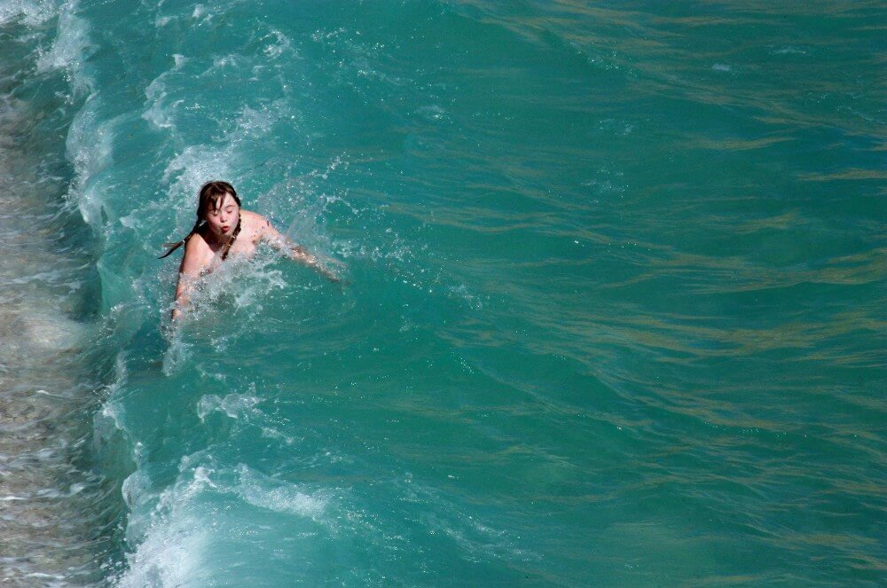 Naturist Cold Water Entry pics - Leaving the house in a state of complete nudity