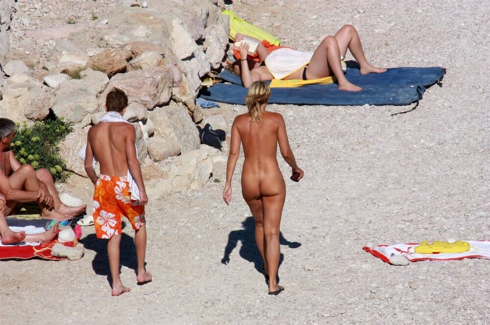 European Beach Entrance pics - A love for the sun and fresh air are important values for naturists