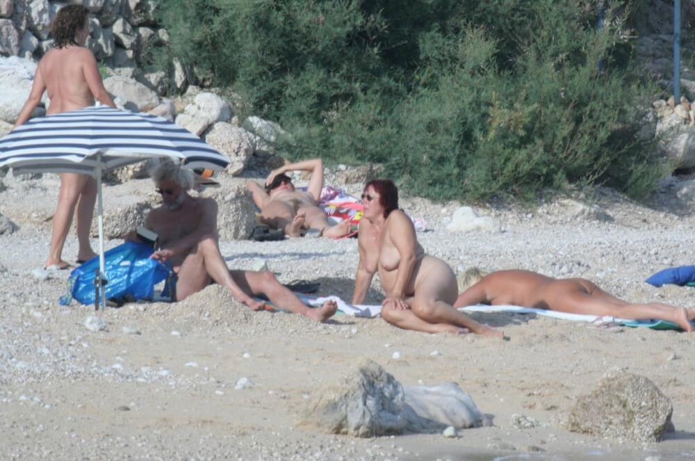 Croatian Baska Beach pics - Private nudist club