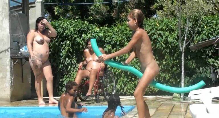 Oceanic Backyard Noon # 1 Full HD - Unrestricted freedom is a core value in nudism and naturism