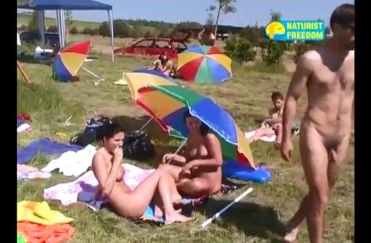 Naturist Freedom  Bathing and Gravel Pit - Leaving the house while naked