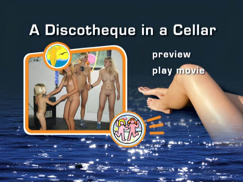 Naturist Freedom: A discotheque in a cellar - The idea of freedom and self-acceptance, as embodied by Adam and Eve, is important