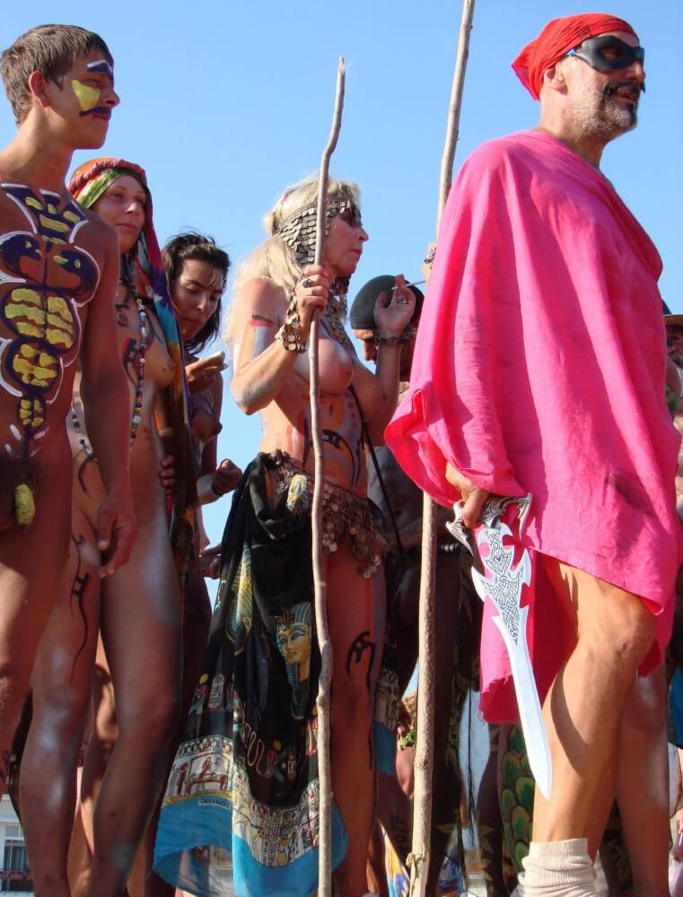 Neptune Day Mountain Top pics - Many naked men and women