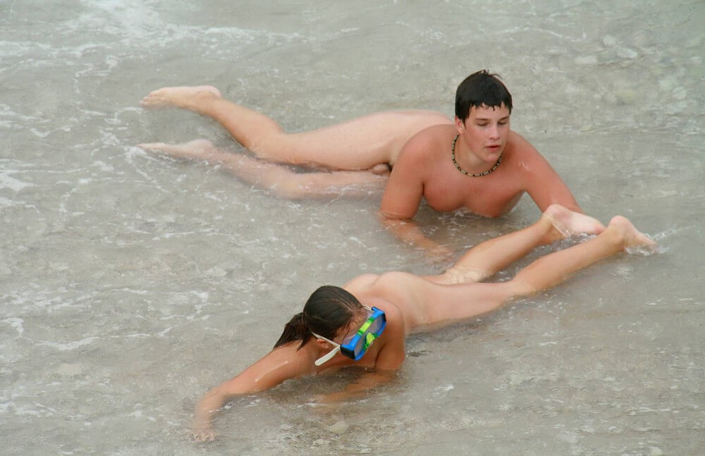 Wading In The Shallows pics - Freedom is an integral part of naturism