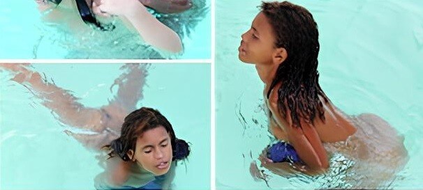 Brazil naturism gallery, Tropic Pool Sunbath 2 - People find in this a way to understand that the naked body is part of nature and its beauty