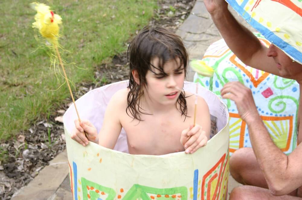 Easter 2X Eggs Outdoors photos - It strives for inner balance—not being afraid to be naked among those like you