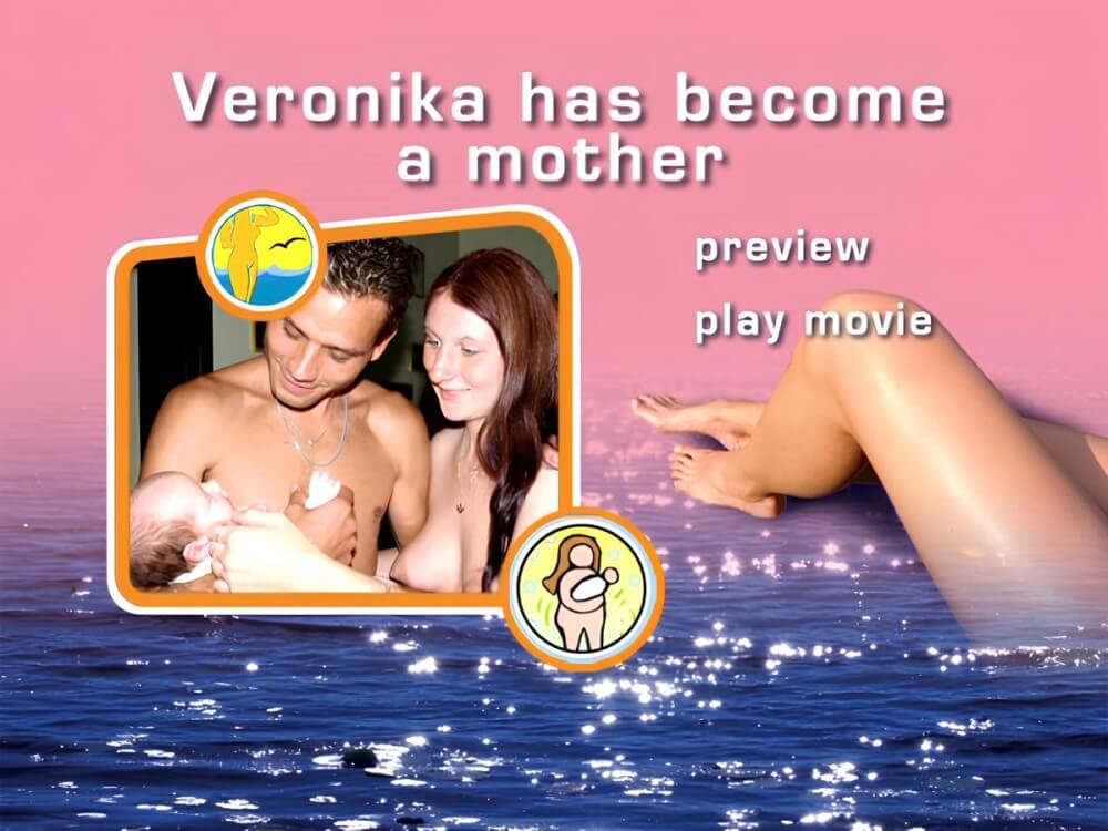 Naturist Freedom: Veronika Has Become a Mother - Nudism encourages love for nature and oneself