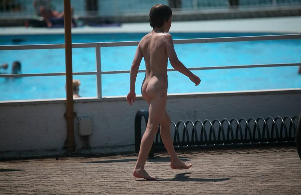 Grassy Patio Nature Hike - A nudist values simplicity in life and naturalness in expression