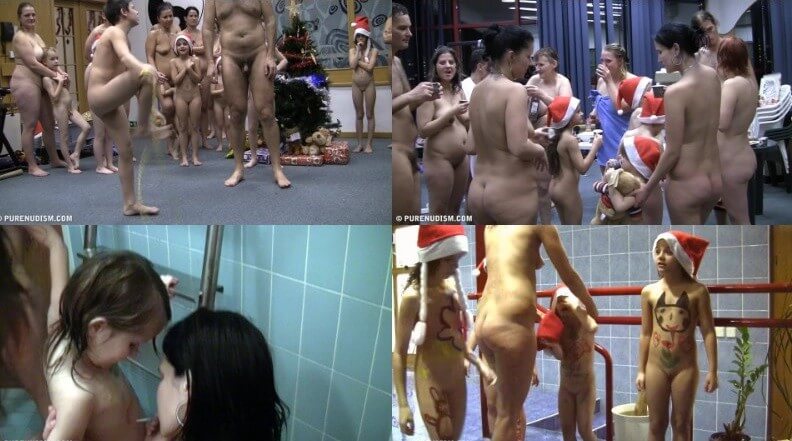 Christmas day Full HD video - Home naturism in all its glory
