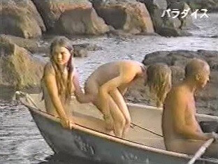 Karelian lake - Nudism brings joy to life