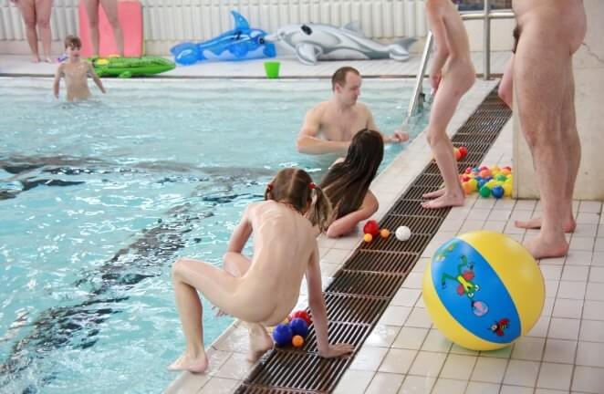 Nude family in the pool photos - The idea of freedom and self-acceptance, as embodied by Adam and Eve, is important