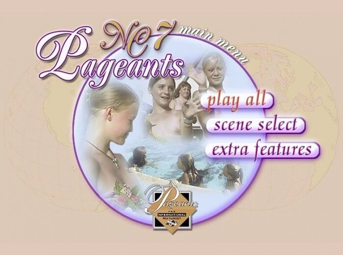 Pageants France # 7 1999 DVD video - Nudists appreciate and love nature