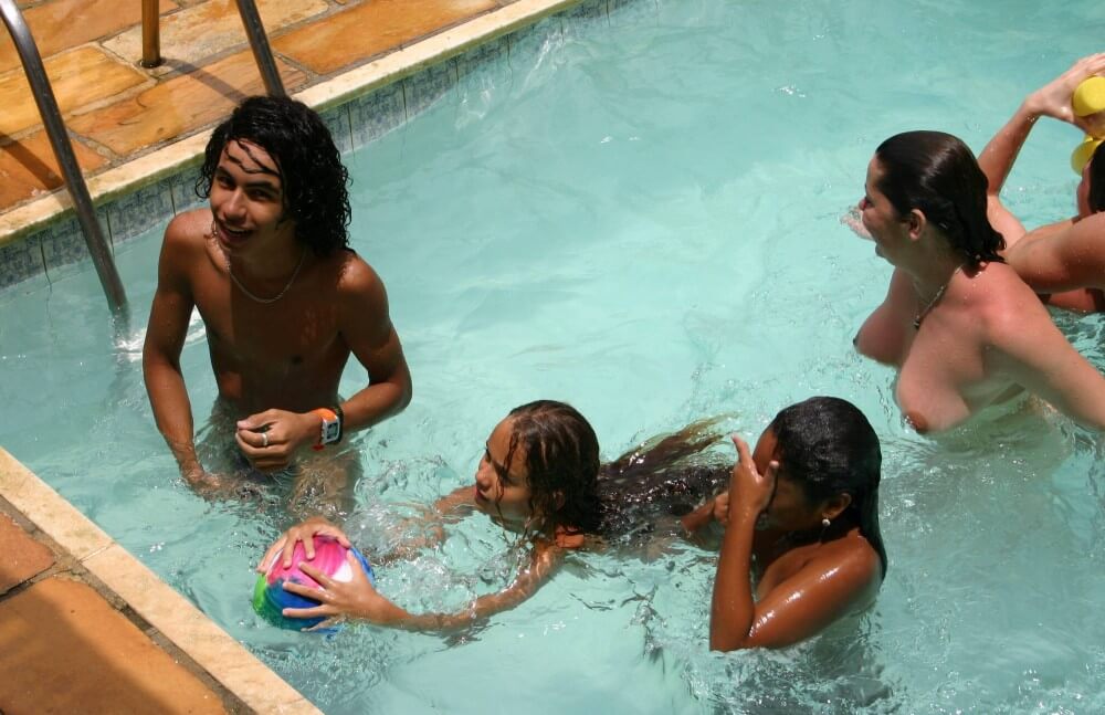 Brazilian Near Pool Profile pics - Being naked helps one feel a sense of freedom