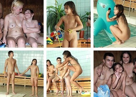Pool and a sauna photo gallery - Simplicity is the key to nudism