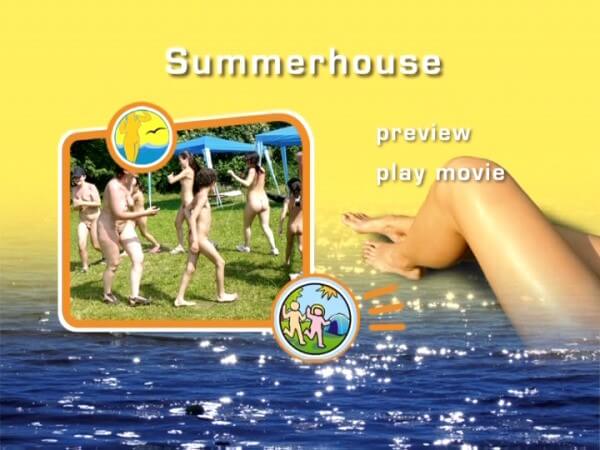 Naturist Freedom: Summer house DVD - Spontaneous Nudism Thrives