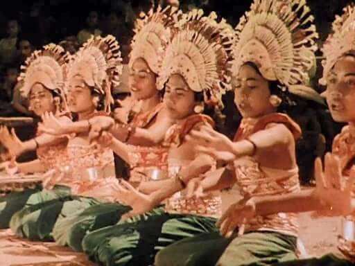 Legong Dance of the Virgins 1935 - Leaving the house while naked