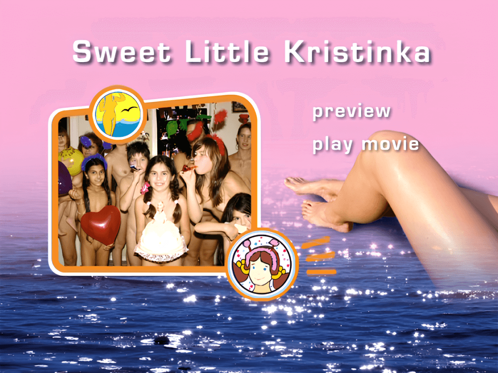 Naturist Freedom: Sweet Little Kristinka  DVD - The first step toward home nudism