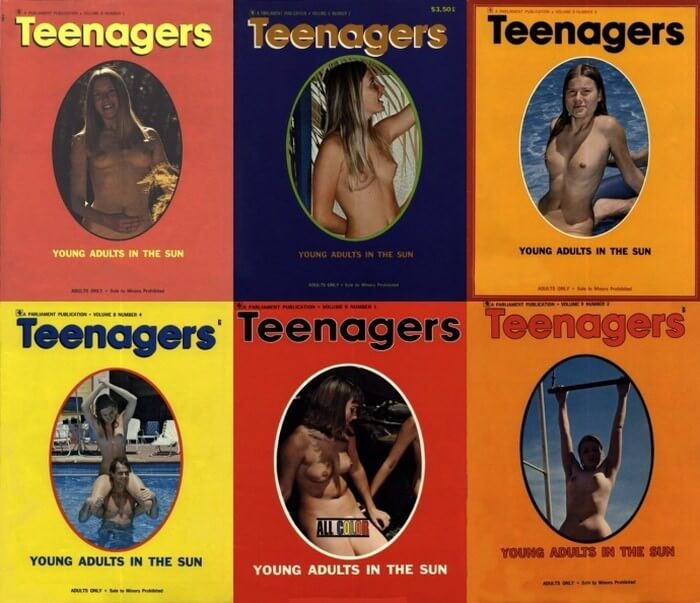 Teenagers magazines: Young adults in the sun - Ideological naturists: exclusive materials